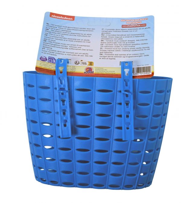 Paw Patrol Plastic Mandje - Jongens - Blauw