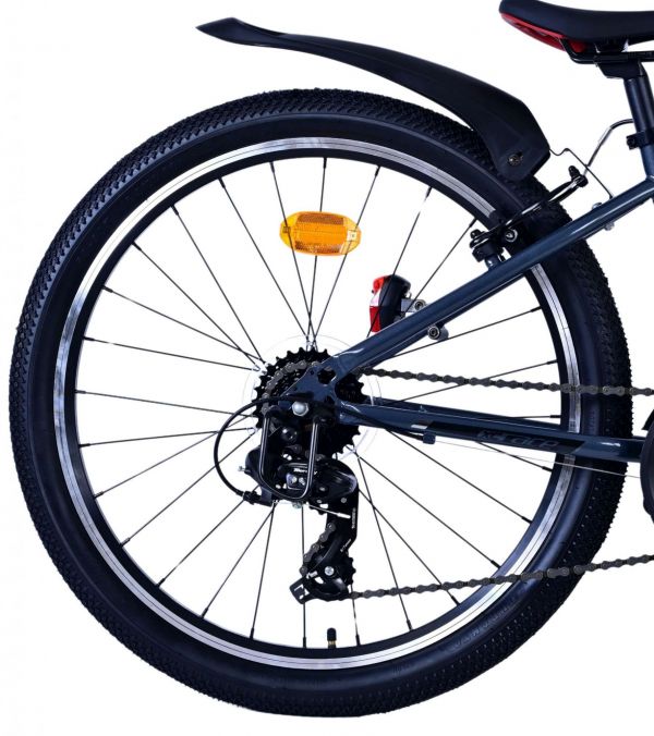 Volare XC Race Kinderfiets - 24 inch - Rood Grijs - 21 versnellingen