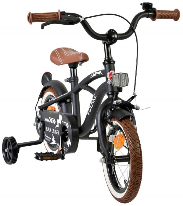 Volare Black Cruiser Kinderfiets - Jongens - 12 inch - Zwart