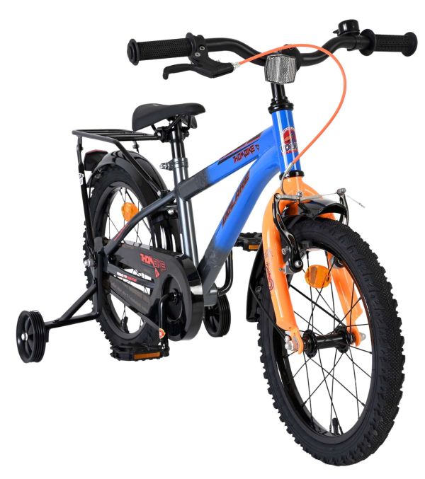 Volare Thombike Kinderfiets - Jongens - 16 inch - Blauw/Oranje