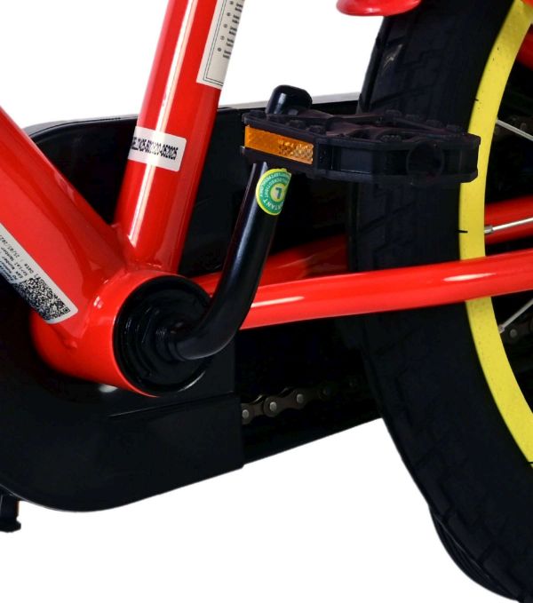 Paw Patrol Kinderfiets - Jongens - 16 inch - Rood - Twee handremmen