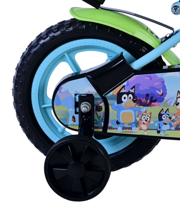 Bluey Kinderfiets - Jongens - Mag Wheels - 12 inch - Blauw