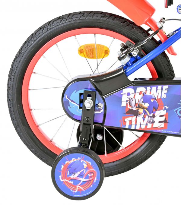 Sonic Kinderfiets - Jongens - 16 inch - Blauw - Twee handremmen