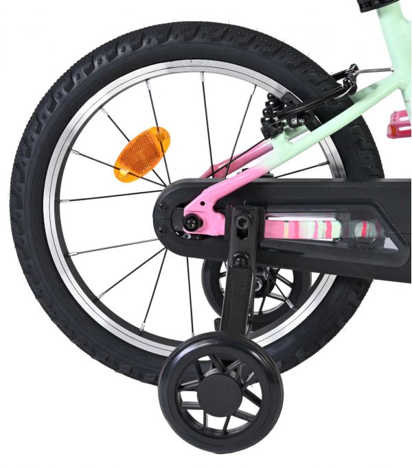 Volare Milano Kinderfiets - Meisjes - 16 inch - Mintgroen - Twee handremmen