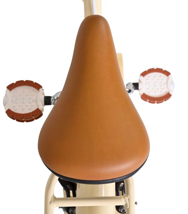 Volare Ashley Kinderfiets - Meisjes - 16 inch - Creme - Twee Handremmen