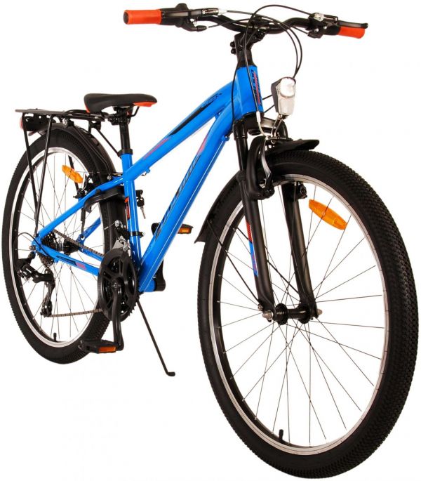 Volare Cross Kinderfiets - Jongens - 26 inch - Blauw - 21 versnellingen - Twee handremmen