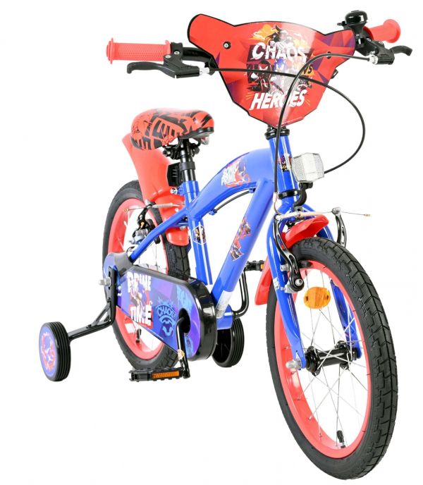 Sonic Kinderfiets - Jongens - 16 inch - Blauw - Twee handremmen