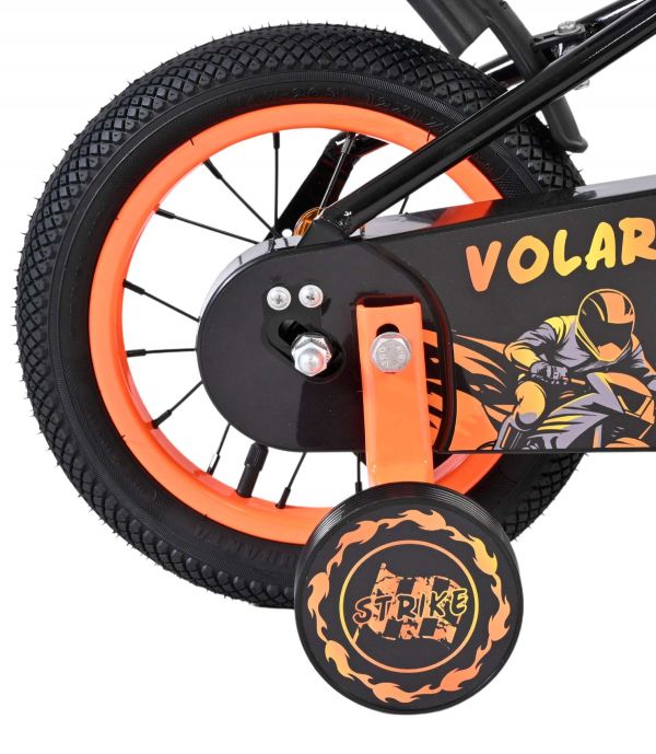 Volare Strike Kinderfiets - Jongens - 12 inch - Zwart Oranje