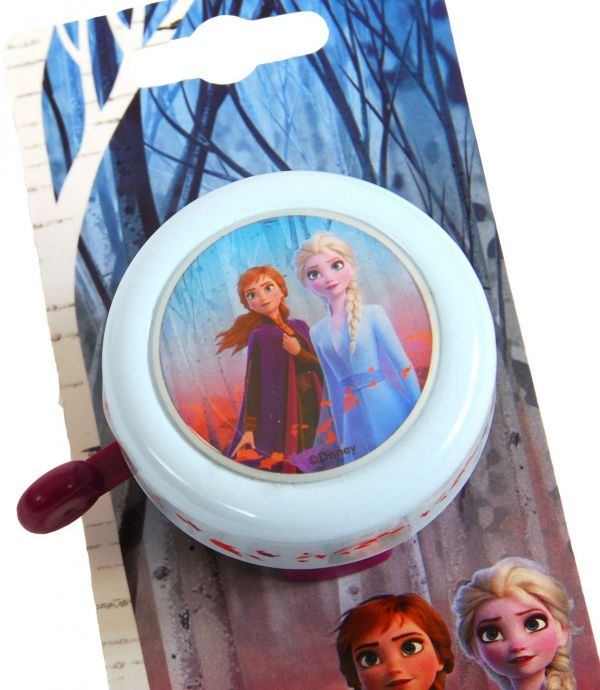 Disney Frozen 2 Fietsbel - Meisjes - Licht Blauw Paars