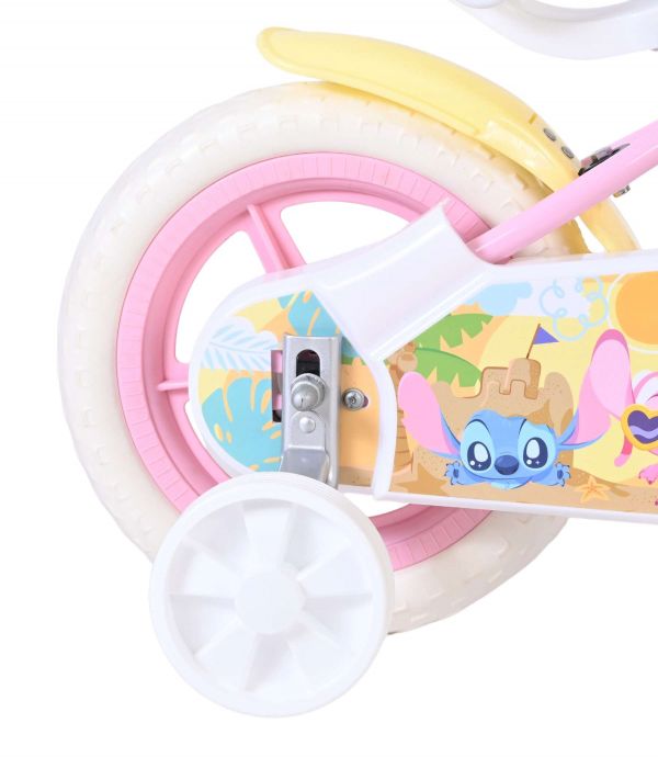 Disney Stitch Kinderfiets - Meisjes - Mag Wheels - 12 inch - Roze