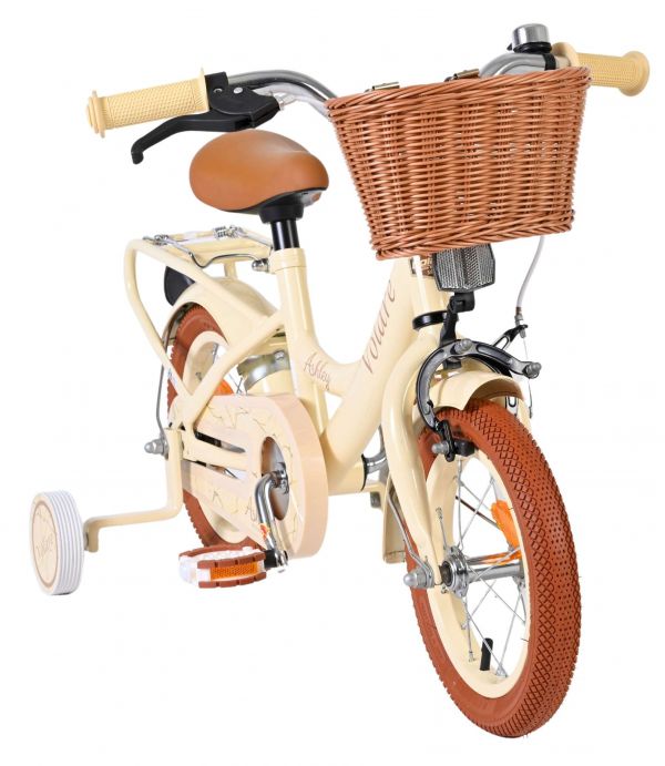 Volare Ashley Kinderfiets - Meisjes - 12 inch - Creme