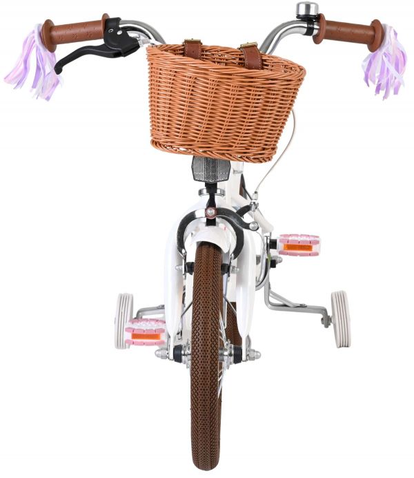 Volare Blossom Kinderfiets - Meisjes - 14 inch - Wit