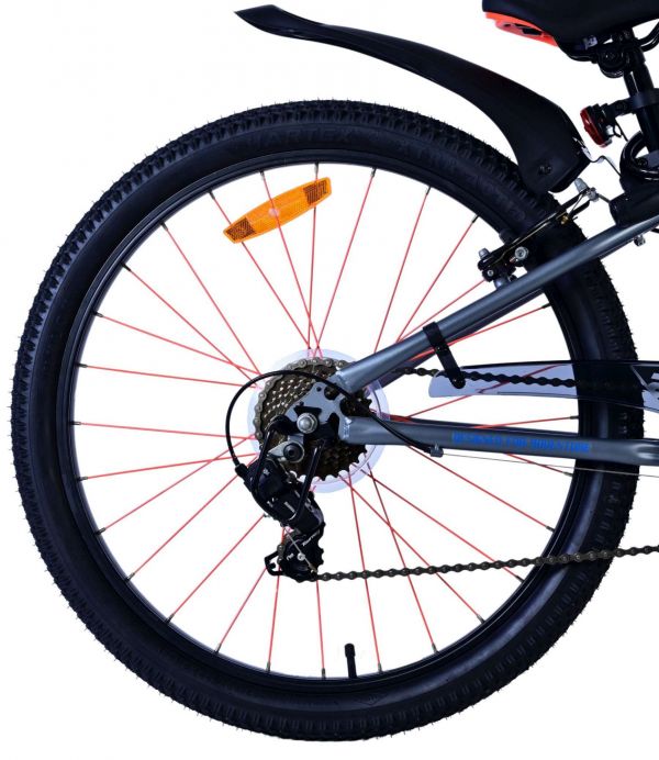 Volare Rocky Kinderfiets - Jongens - 24 inch - Blauw - 7 versnellingen