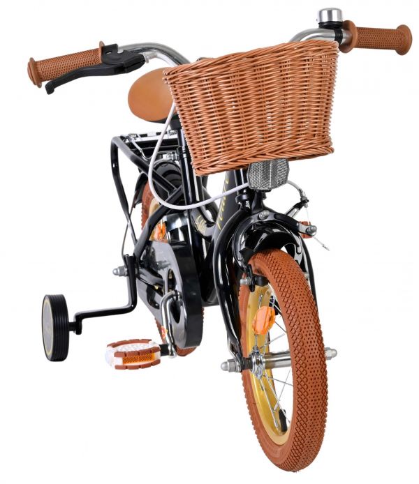 Volare Ashley Kinderfiets - Meisjes - 12 inch - Zwart