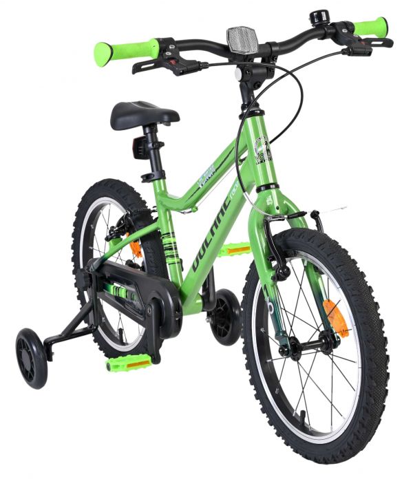 Volare Venom Kinderfiets - Jongens - 16 inch - Groen - Twee Handremmen