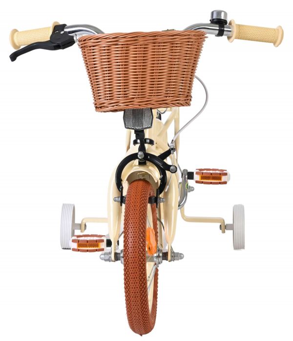 Volare Ashley Kinderfiets - Meisjes - 12 inch - Creme