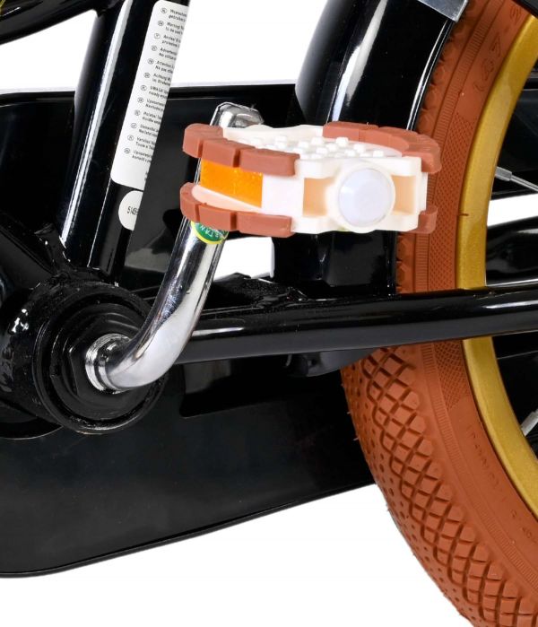 Volare Ashley Kinderfiets - Meisjes - 14 inch - Zwart