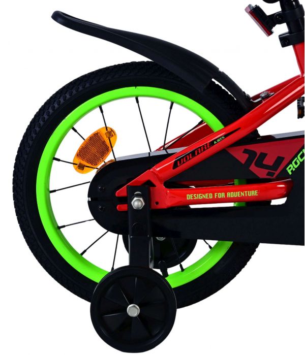 Volare Rocky Kinderfiets - Jongens - 14 inch - Rood Volare Rocky Kinderfiets - Jongens - 14 inch - Rood