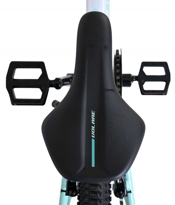 Volare Boost Kinderfiets - 20 inch - 7 Speed - Wit/Mintgroen