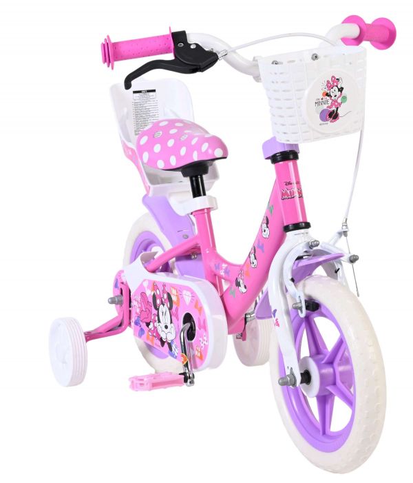 Disney Minnie Kinderfiets - Meisjes - Mag Wheels - 12 inch - Roze