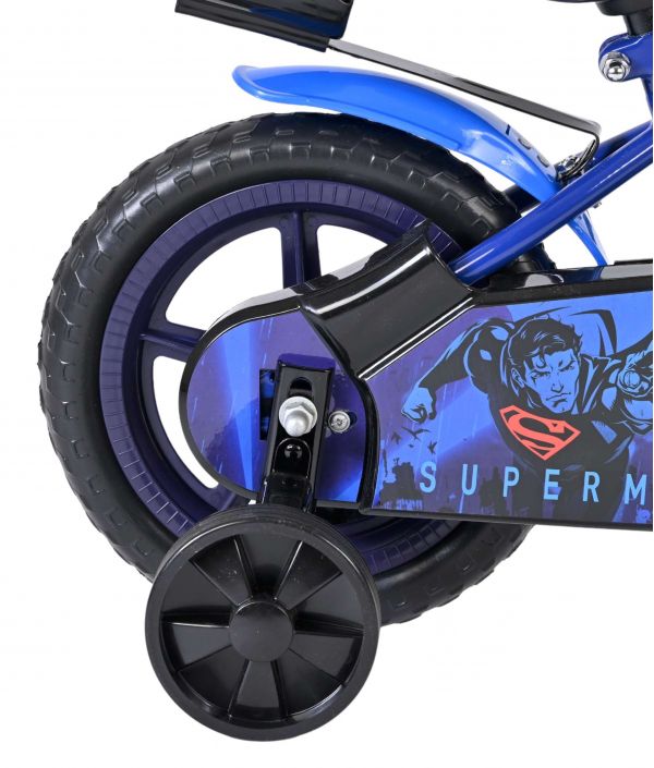Superman Kinderfiets - Jongens - Mag Wheels - 12 inch - Blauw