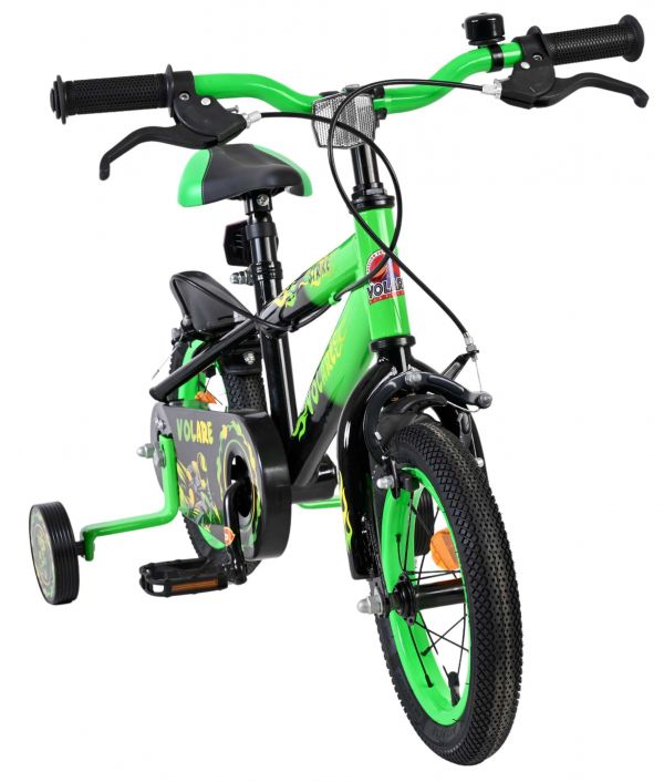 Volare Strike Kinderfiets - Jongens - 12 inch - Groen - Twee Handremmen