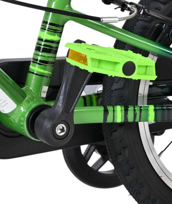 Volare Venom Kinderfiets - Jongens - 14 inch - Groen - Twee handremmen