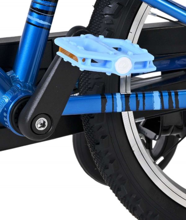 Volare Venom Kinderfiets - Jongens - 16 inch - Blauw - Twee Handremmen