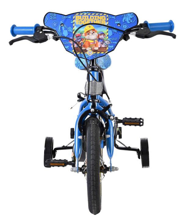 Paw Patrol -Rubble & Crew - Kinderfiets - Jongens - 12 inch - Blauw - Twee handremmen