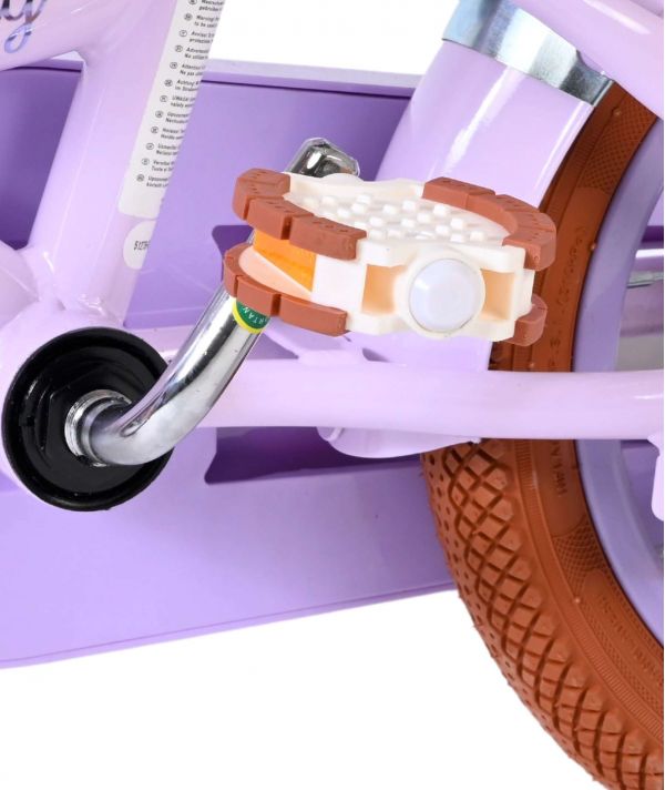 Volare Ashley Kinderfiets - Meisjes - 12 inch - Lila