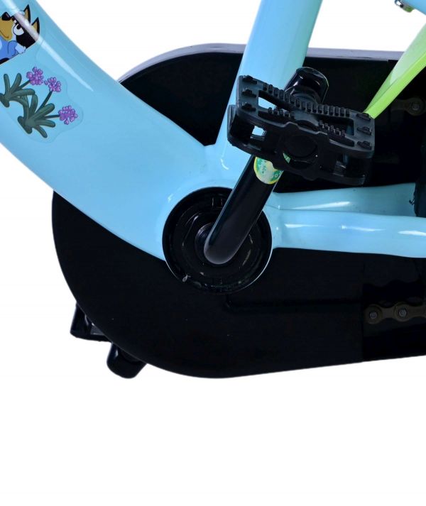 Bluey Kinderfiets - Jongens - Mag Wheels - 12 inch - Lichtblauw