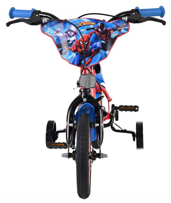 Spider-Man Kinderfiets - Jongens - 12 inch - Blauw/Rood - Twee handremmen
