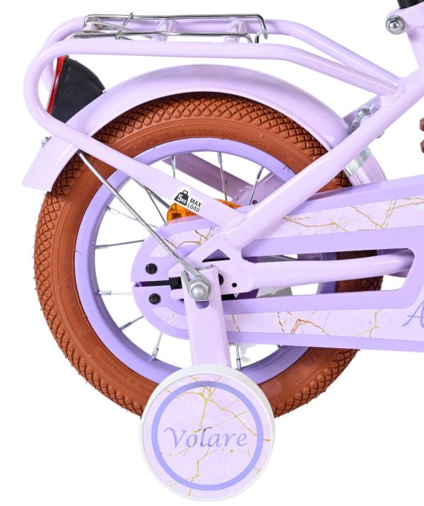 Volare Ashley Kinderfiets - Meisjes - 12 inch - Lila