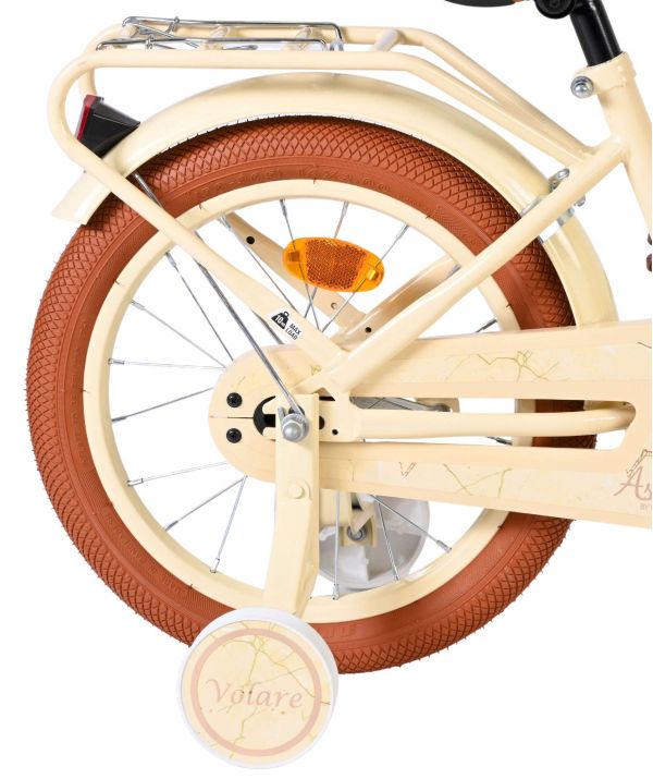 Volare Ashley Kinderfiets - Meisjes - 16 inch - Creme