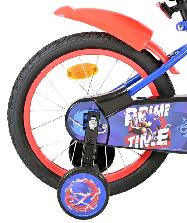 Sonic Kinderfiets - Jongens - 16 inch - Blauw