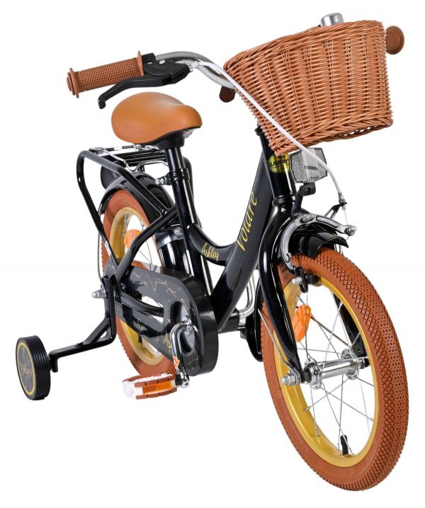 Volare Ashley Kinderfiets - Meisjes - 14 inch - Zwart