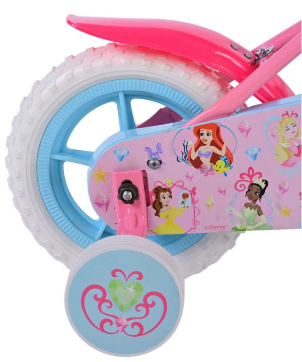 Disney Princess Kinderfiets - Meisjes - 10 inch - Roze - Doortrapper