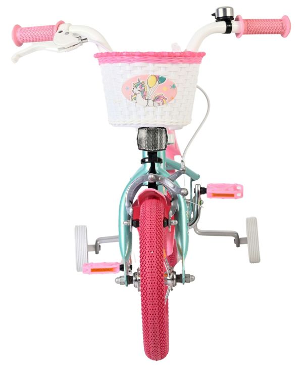 Volare Unicorn Kinderfiets - Meisjes - 12 inch - Groen