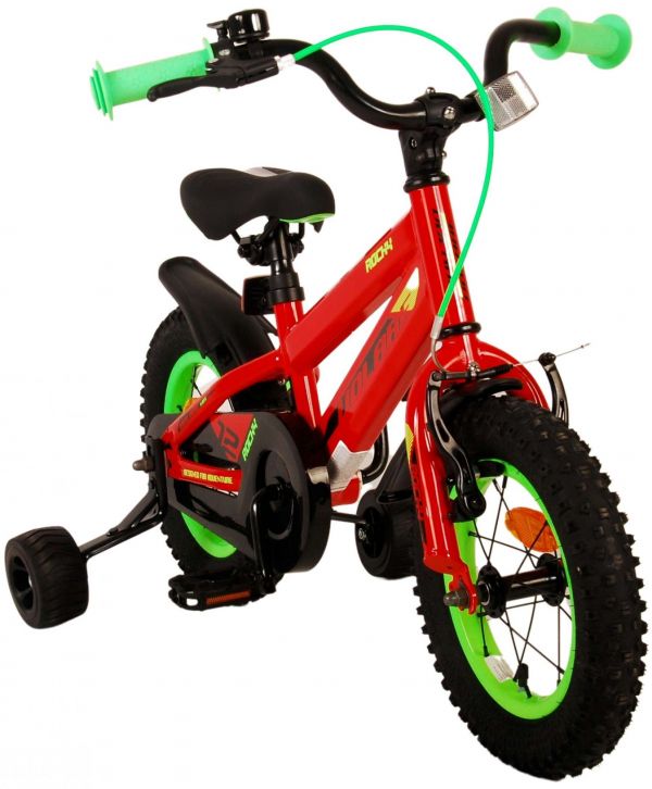 Volare Rocky Kinderfiets - Jongens - 12 inch - Rood