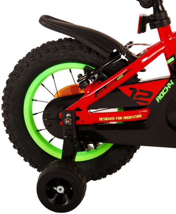 Volare Rocky Kinderfiets - Jongens - 12 inch - Rood