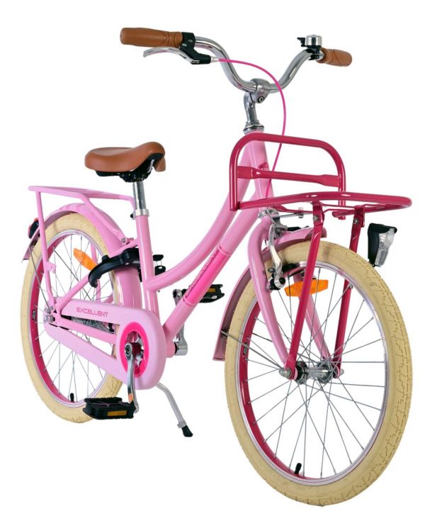 Volare Excellent Kinderfiets - Meisjes - 20 inch - Roze - Shimano Nexus 3