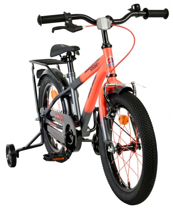 Volare Thombike Kinderfiets - Jongens - 16 inch - Oranje Grijs