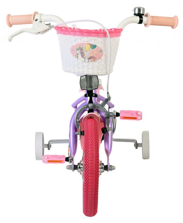 Volare Unicorn Kinderfiets - Meisjes - 12 inch - Paars