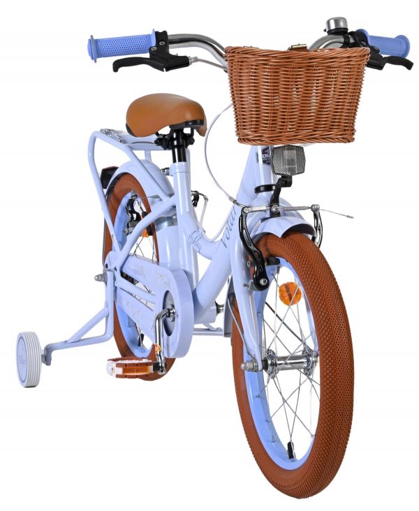 Volare Ashley Kinderfiets - Meisjes - 16 inch - Pastel Blauw- Twee Handremmen