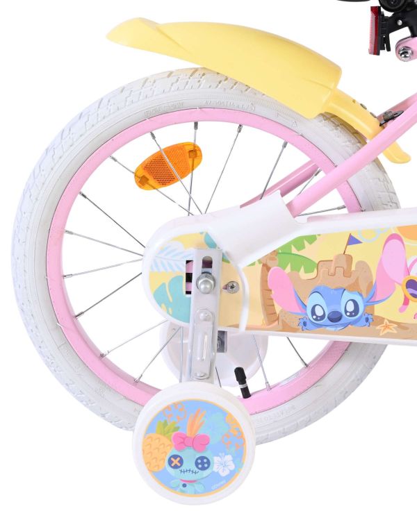 Disney Stitch Kinderfiets - Meisjes - 16 inch - Roze