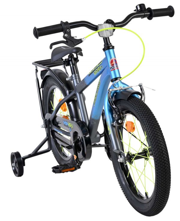 Volare Thombike Kinderfiets - Jongens - 16 inch - Blauw Grijs