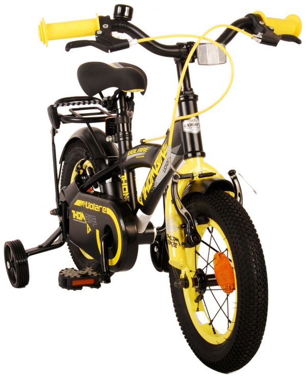 Volare Thombike Kinderfiets - Jongens - 12 inch - Zwart Geel