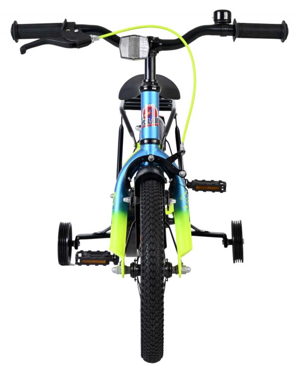 Volare Thombike Kinderfiets - Jongens - 14 inch - Blauw Geel
