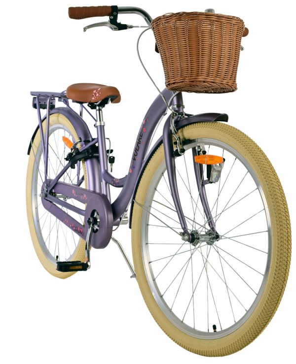 Volare Blossom Kinderfiets - Meisjes - 26 inch - Paars - Twee handremmen