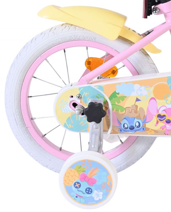 Disney Stitch Kinderfiets - Meisjes - 14 inch - Roze